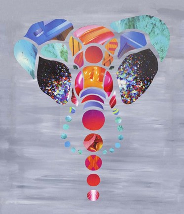 Framed Elephant Love Print