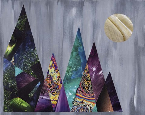 Framed Mountains Print