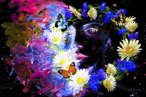 Framed Dreamy Mind 4 Print