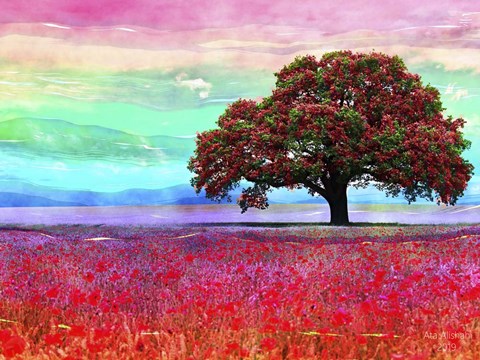 Framed My Colorful Mind 2 Print