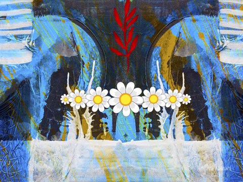 Framed My Colorful Mind 9 Print