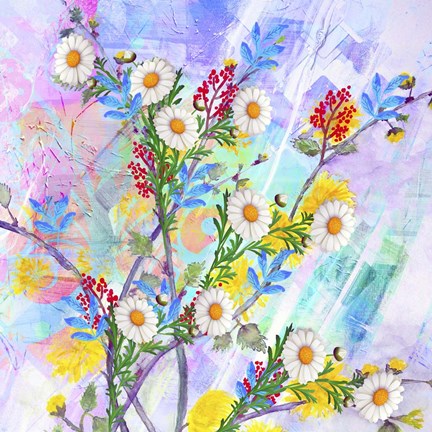 Framed My Colorful Mind 19 Print