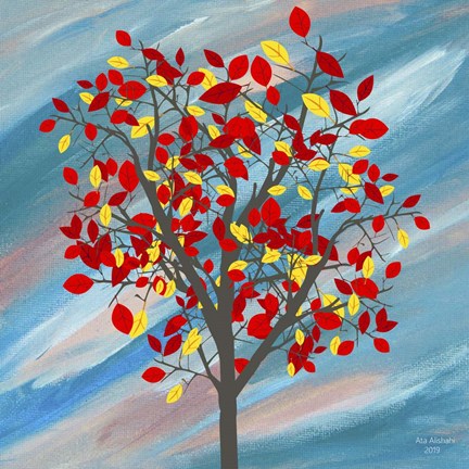 Framed My Colorful Mind 21 Print