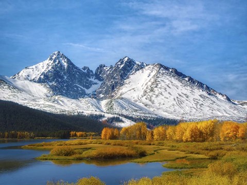 Framed Winterfall Print