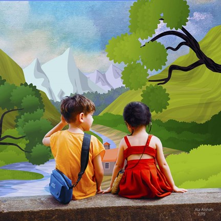 Framed Young Love Print