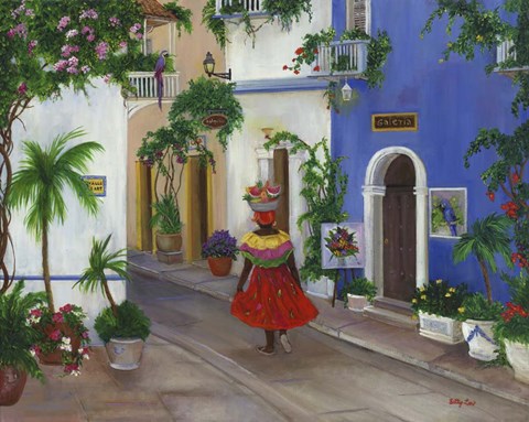 Framed Cartegena Print