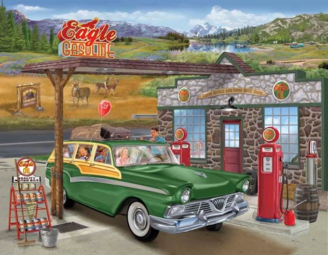 Framed Family Trip Print