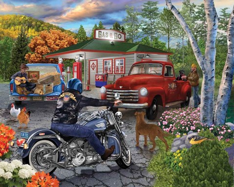 Framed American Roadside Print