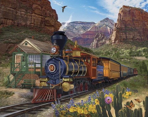 Framed Canyon Express Print