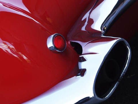 Framed 1959 Corvette Rear Light Print