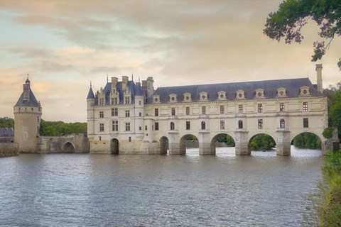 Framed Water Castle Print