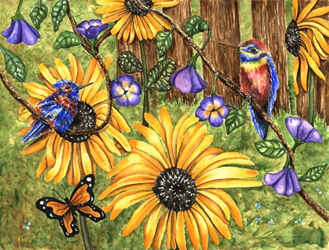 Framed Sunniest Day Print