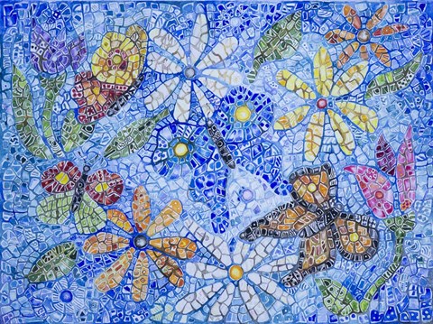 Framed Butterfly Flight Print