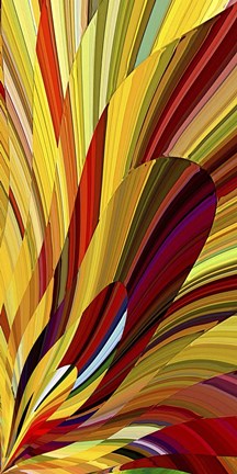 Framed Candle Flame Print