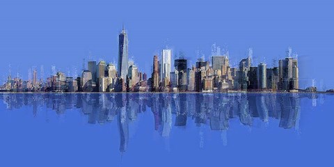 Framed New York Pan 10 Print