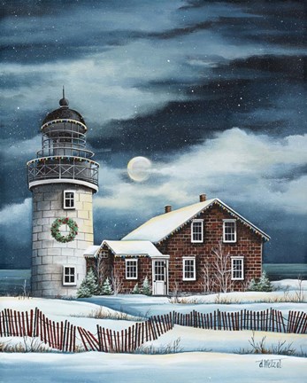 Framed Holiday Light Print