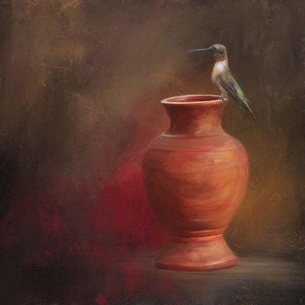 Framed Waiting For The Master Print