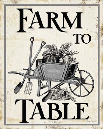 Framed Farm Signs G Print