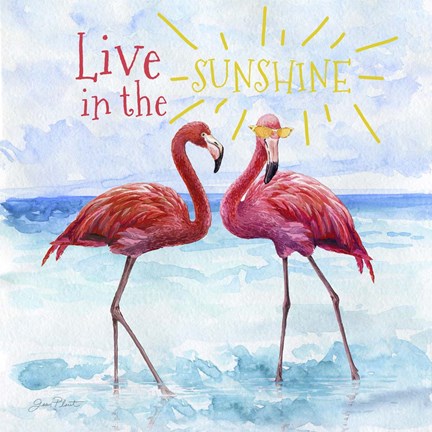 Framed Summer Fun I Print