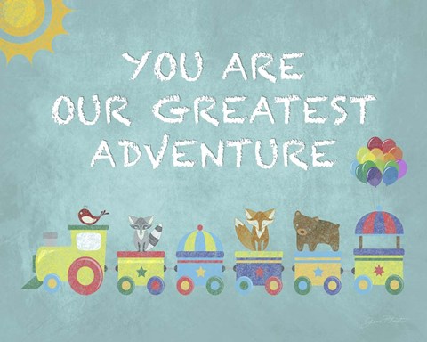 Framed Adventure Fun E Print