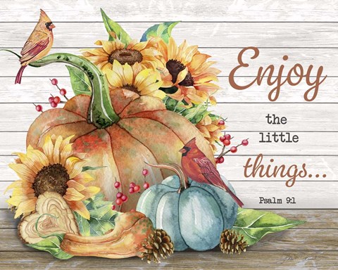 Framed Autumn Love A Print