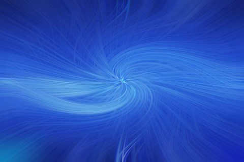 Framed Ocean Blue Print