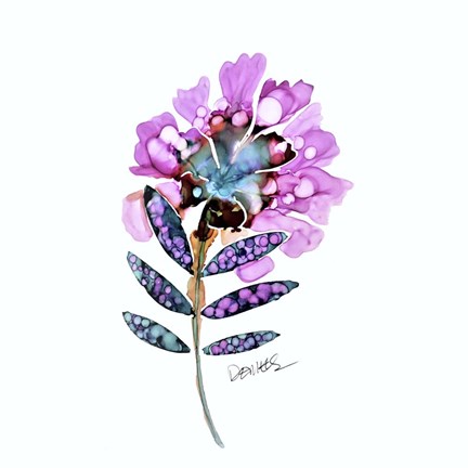 Framed Fleur Du Jour Print