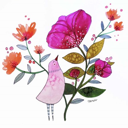 Framed La Douceur Telle Une Force Print