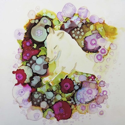 Framed Mon Loup Doux Print