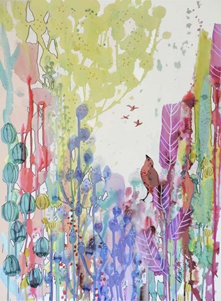 Framed J&#39;ai Tant Appris De Vous Print