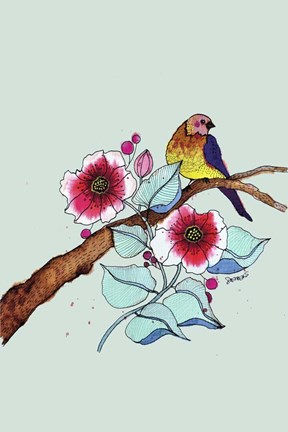 Framed Le Voyageu Hauteurr Print