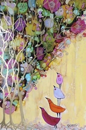 Framed Les Enfants Print