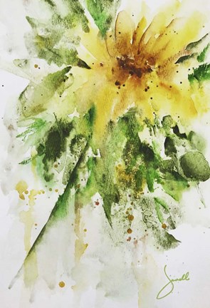 Framed Sunflower Print