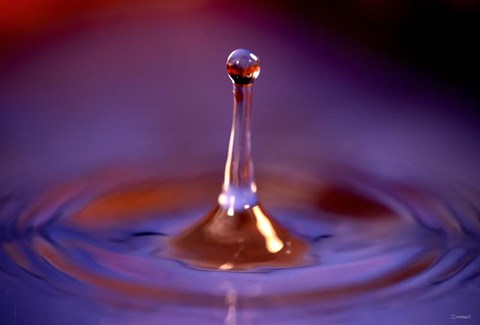 Framed Drop Splash 2 Print