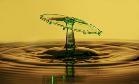 Framed Liqiud Splash 1 Print