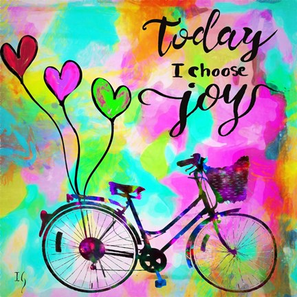 Framed Today I Choose Joy Print