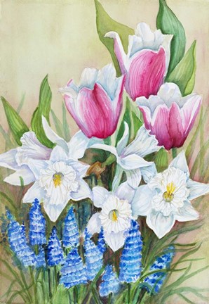 Framed Spring Garden Print