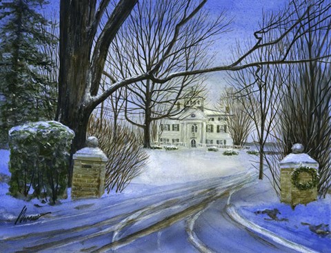 Framed Fresh Tracks Print