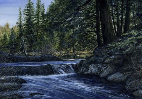 Framed Sparkle Among the Fern Print