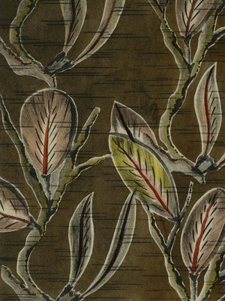 Framed Delicate Deco Pattern VIII Print