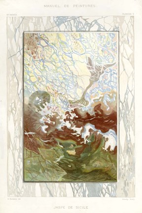 Framed Marble Varieties IV Print