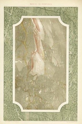 Framed Marble Varieties VI Print