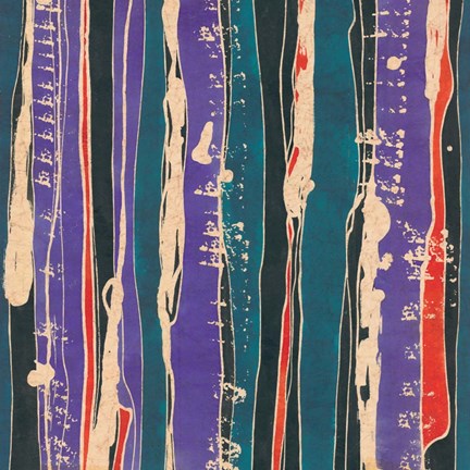 Framed Sgraffito II Print