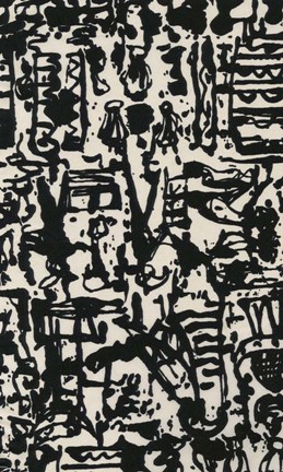 Framed Graphic Mod Abstract I Print