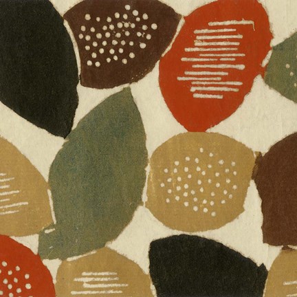 Framed Ovoid Motif I Print