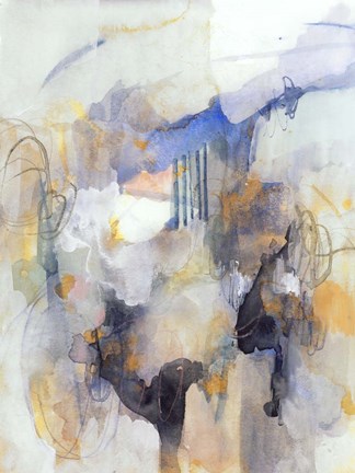 Framed Watercolor Tatter IV Print