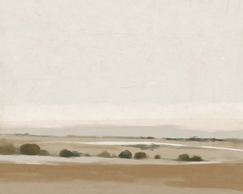 Framed Hazy Frontier I Print