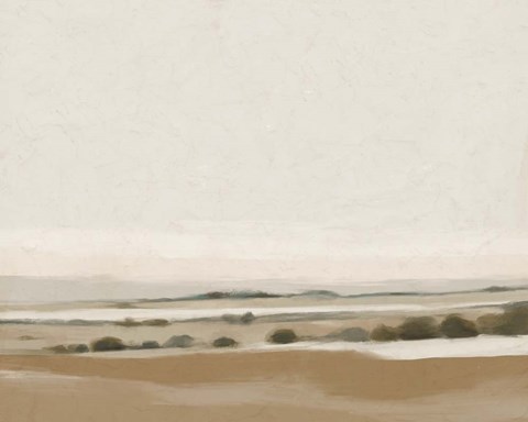 Framed Hazy Frontier II Print