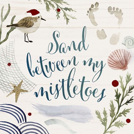 Framed Sun-kissed Christmas I Print