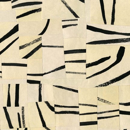 Framed Abstract Grid II Print